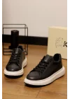 Bold Hakiki Deri Siyah Cilt Sneaker