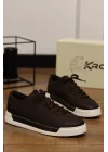 Clay Hakiki Nubuk Deri Kahve Sneaker