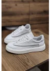 Hakiki Deri Lux Beyaz Eva Taban Sneaker