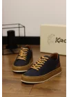 Harbor Hakiki Nubuk Deri Lacivert Sneaker