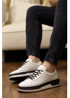 Nova Hakiki Deri Beyaz İthal Taban Sneaker Ayakkabı