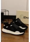 Osmo Hakiki Deri Siyah Sneakers
