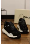 Osmo Hakiki Deri Siyah Sneakers
