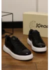 Tuscon Siyah Hakiki Deri Eva Taban Sneaker