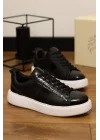 Tuscon Siyah Hakiki Deri Eva Taban Sneaker