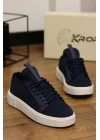 Vibe Lacivert Triko Sneaker