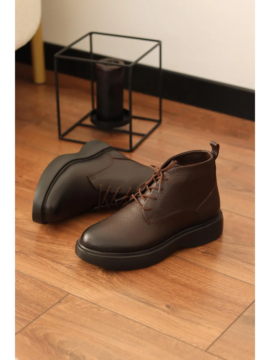 Gravy Hakiki Deri Arizona Acı Kahve Eva Taban Bot