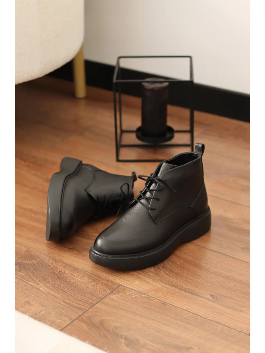 Gravy Hakiki Deri Arizona Siyah Eva Taban Bot