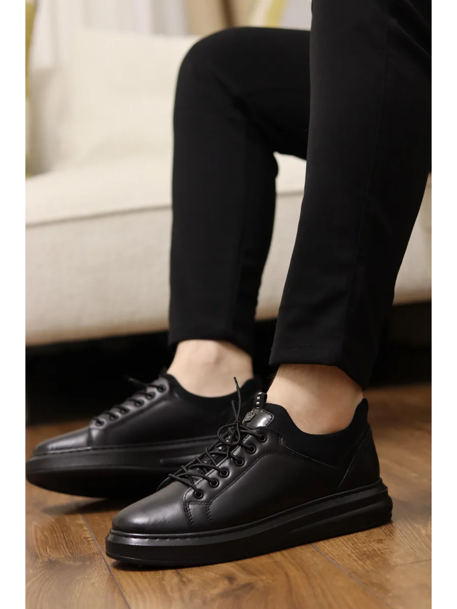 Hakiki Deri Strecli Casual Ayakkabı