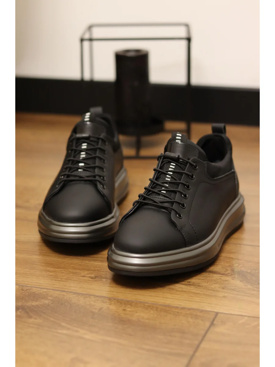 Maden Hakiki Mat Deri İthal Taban Sneaker Ayakkabı