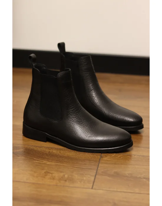 Aven Siyah Hakiki Arizona Deri Jurdan Taban Klasik Chelsea Bot