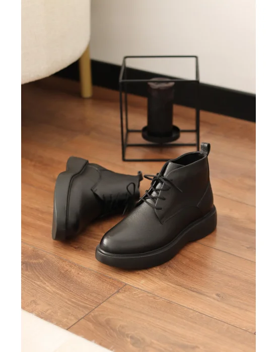 Gravy Hakiki Deri Arizona Siyah Eva Taban Bot