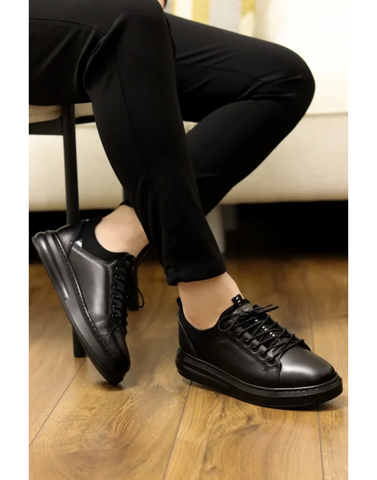 Hakiki Deri Strecli Casual Ayakkabı