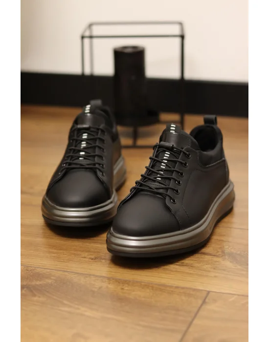 Maden Hakiki Mat Deri İthal Taban Sneaker Ayakkabı