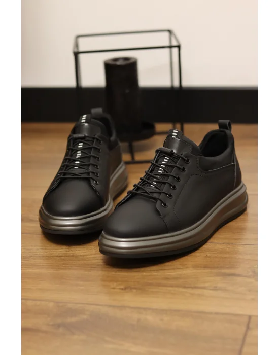 Maden Hakiki Mat Deri İthal Taban Sneaker Ayakkabı