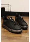 Maden Hakiki Mat Deri İthal Taban Sneaker Ayakkabı