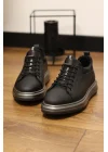 Maden Hakiki Mat Deri İthal Taban Sneaker Ayakkabı