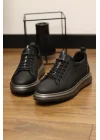 Maden Hakiki Mat Deri İthal Taban Sneaker Ayakkabı