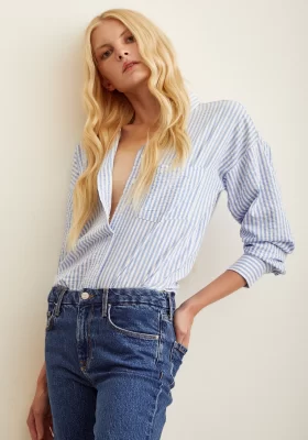 Striped Shirt Blue