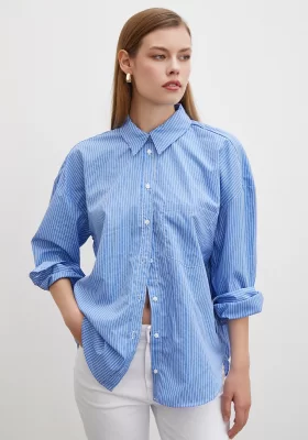 Striped Shirt Blue