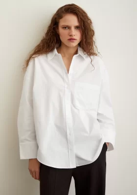 Basic Poplin Shirt Ecru