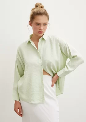 Basic Modal Shirt Mint