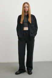 Cotton Oversized Shirt Black