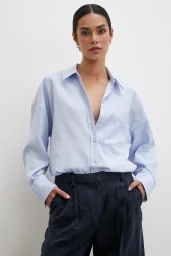 Striped Classic Shirt Ice Blue