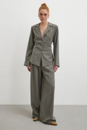 Gömlek Pantolon Modal Takım Haki