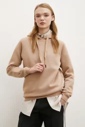 Kapuzenpullover Braun