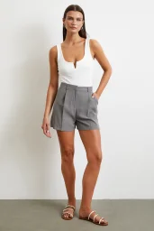 بشورت جيب بليسي رمادي