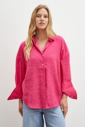 Basic Modal Gömlek Fuşya