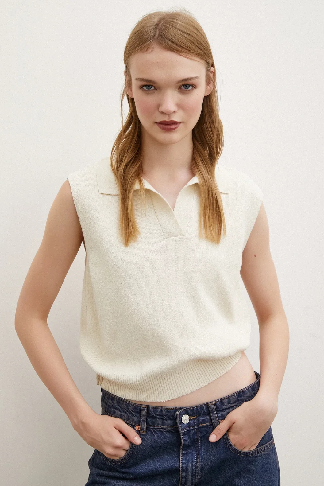 جاكيت بولو بأكمام باللون الأزرق الفيروزي