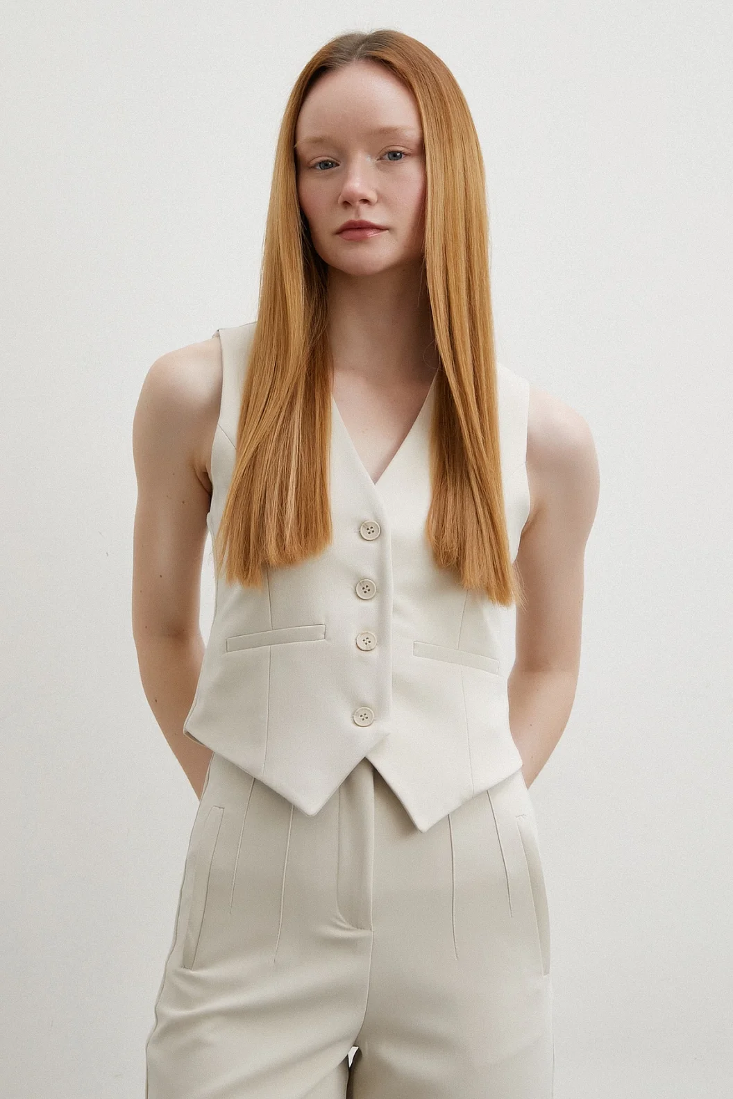 سترة بجيب مبطنة