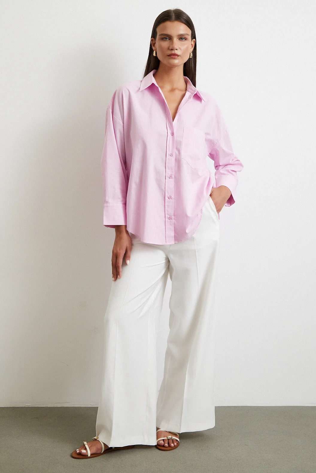 Must Have Popelin Hemd Rosa