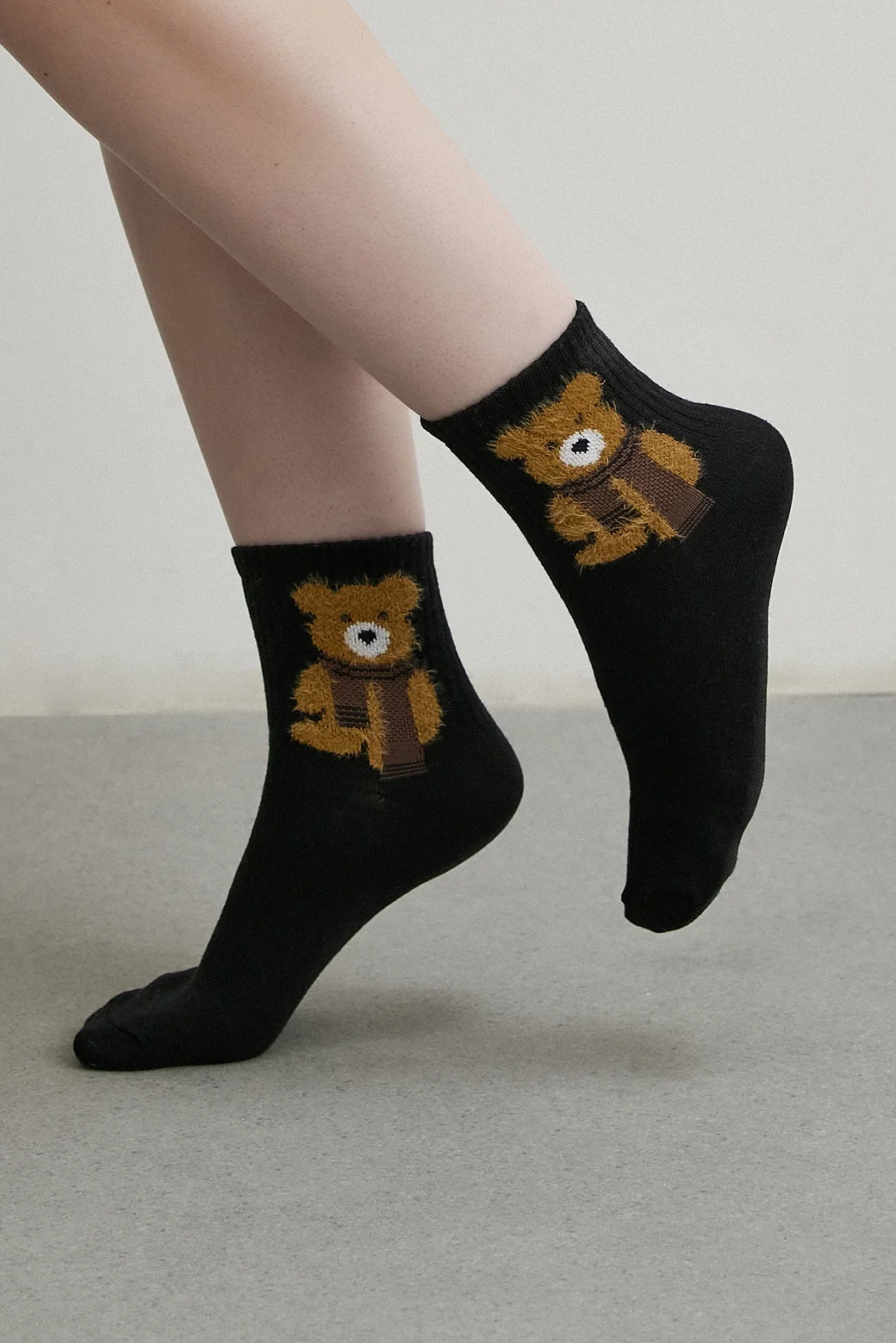 4 أزواج من جوارب دب تيدي متعددة الألوان