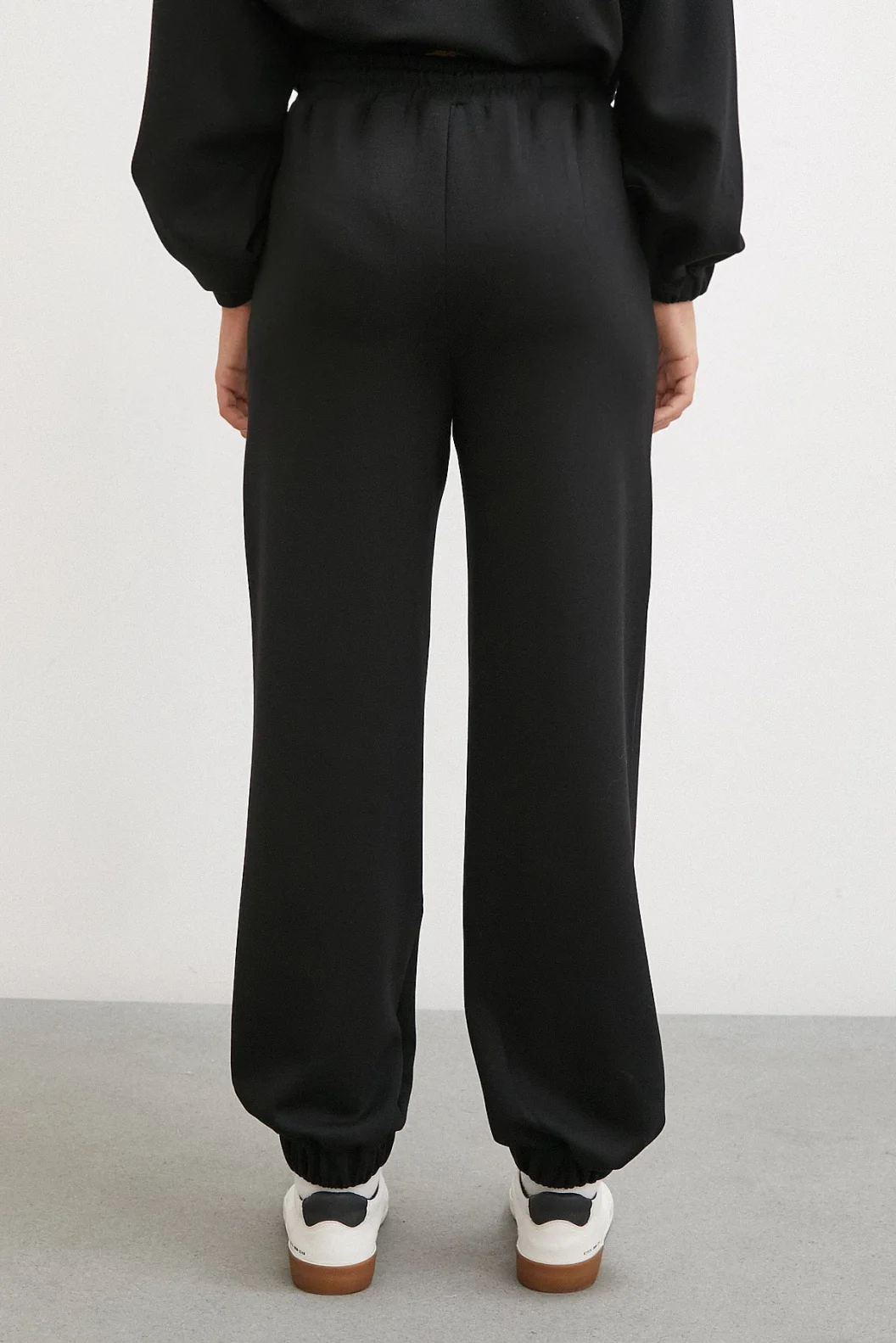 Elastische Taschen-Sporthose Schwarz