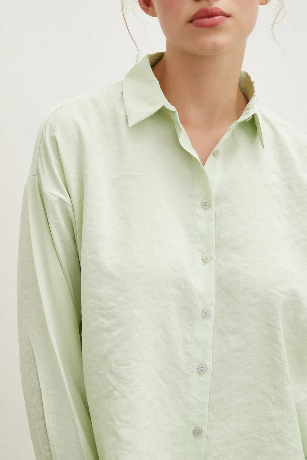 Basic Modal Shirt Mint