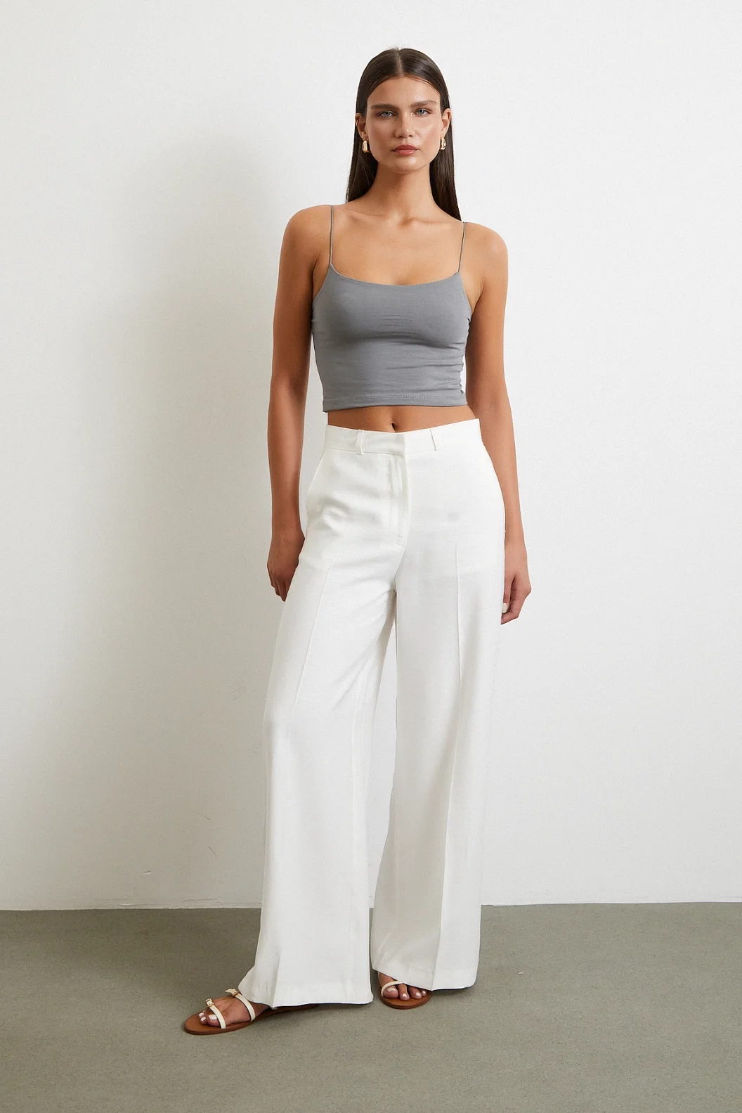 Lastik Askılı Top Gri