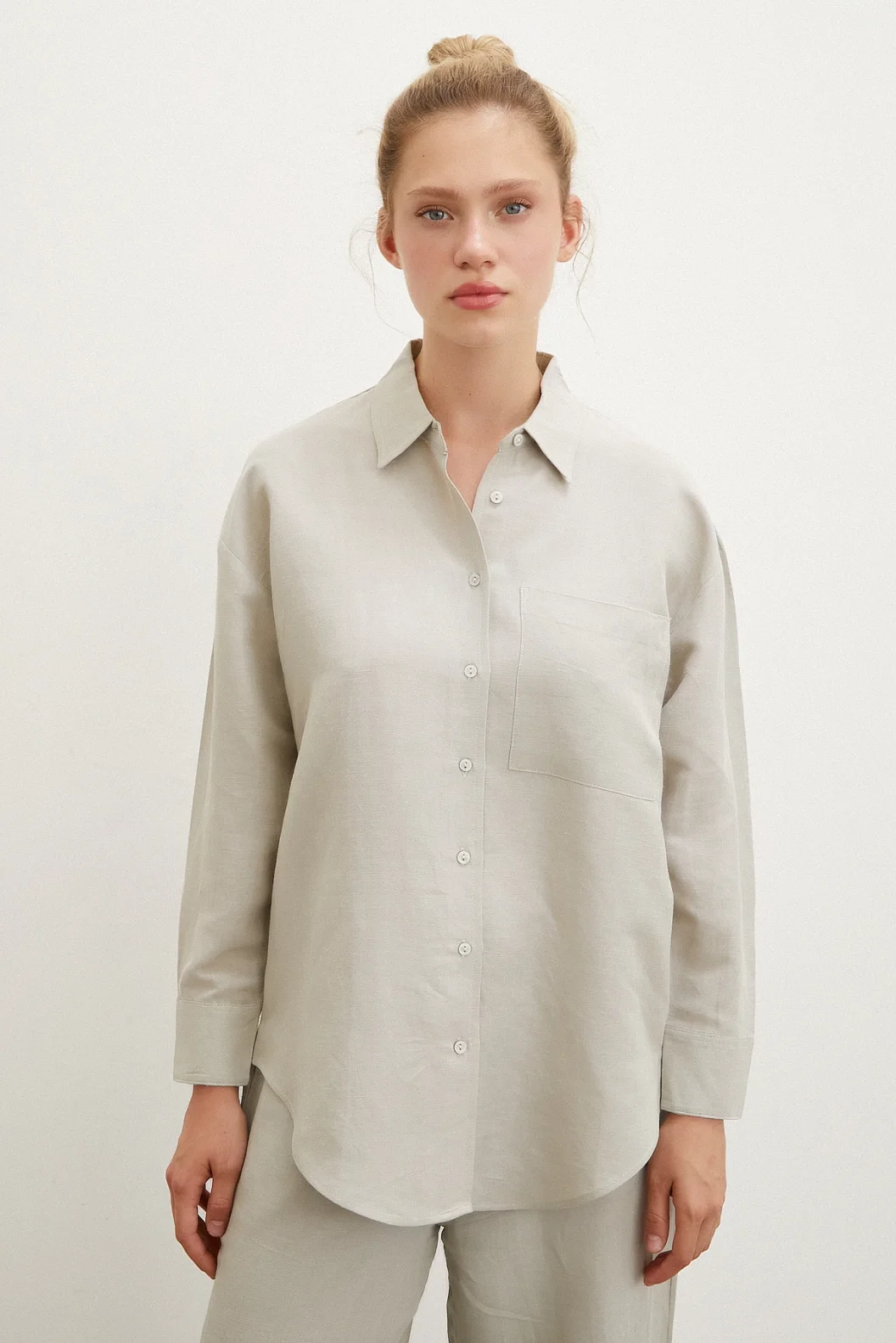 Tasche Oversize Hemd Khaki