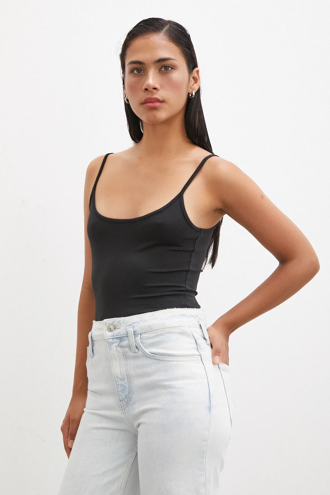 Black Sleeveless Top