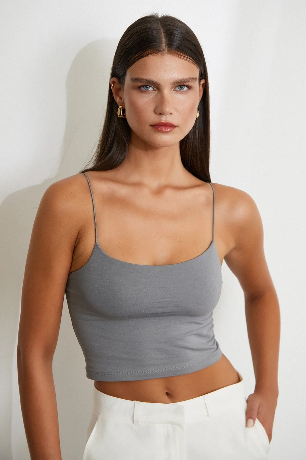 Lastik Askılı Top Gri