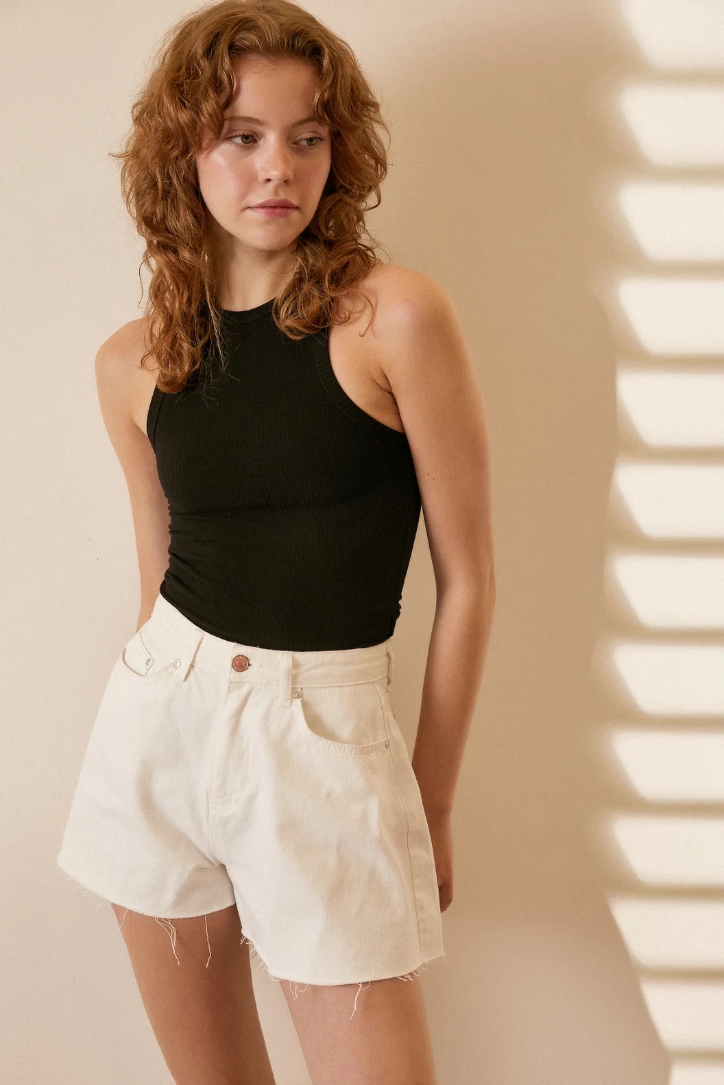 Bike Collar Top Black