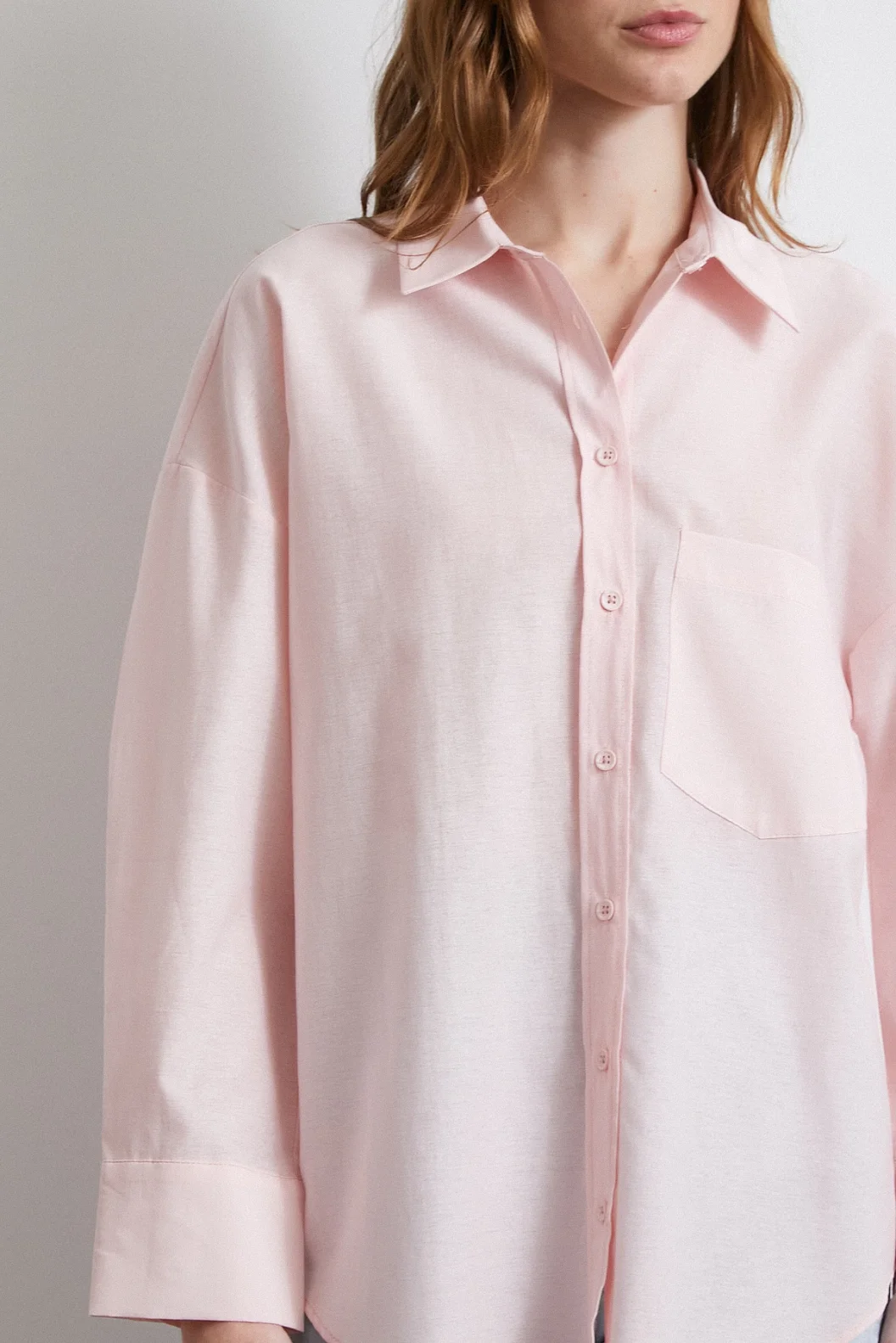 Helen Poplin Shirt Pink