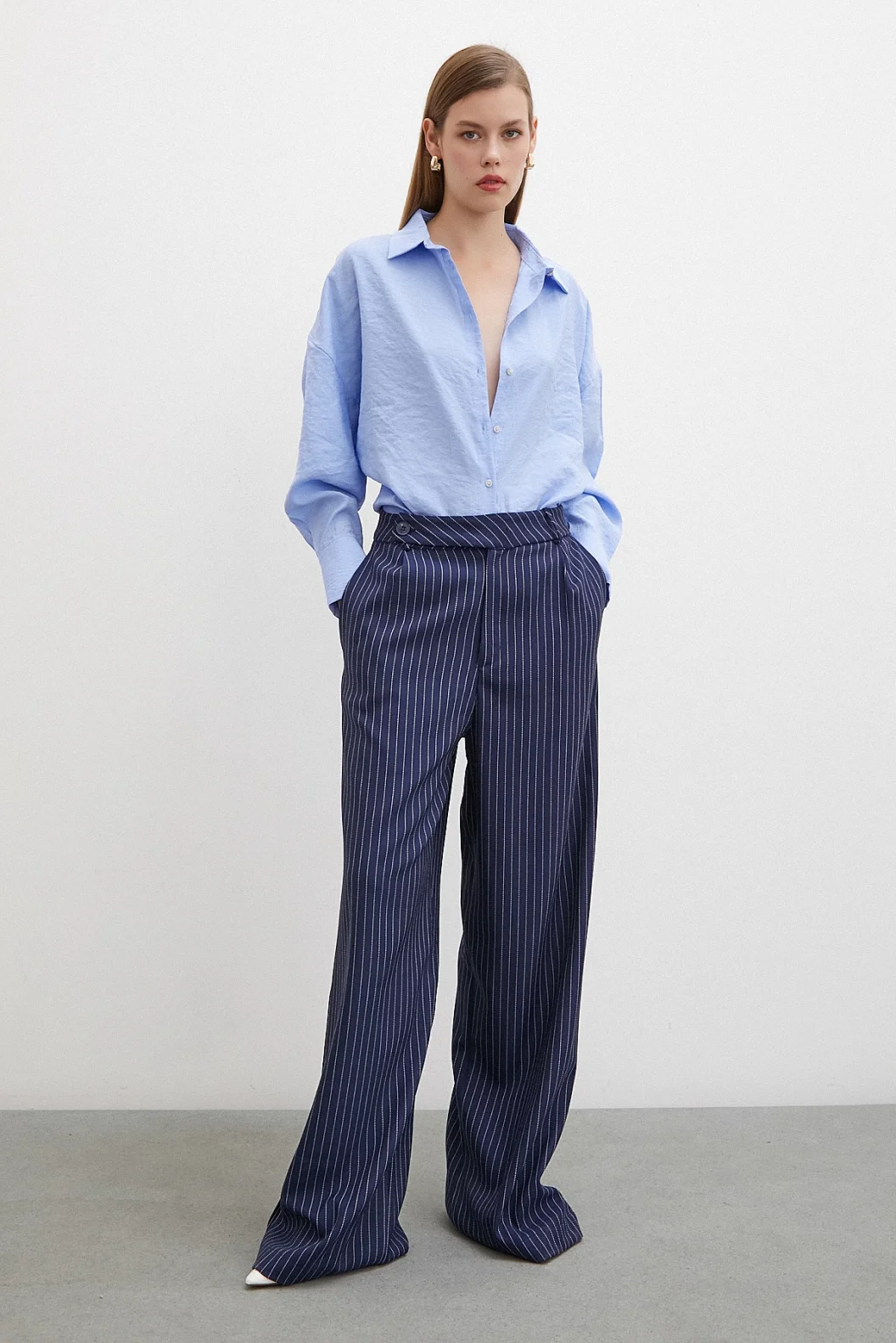 Basic Modal Shirt Blue