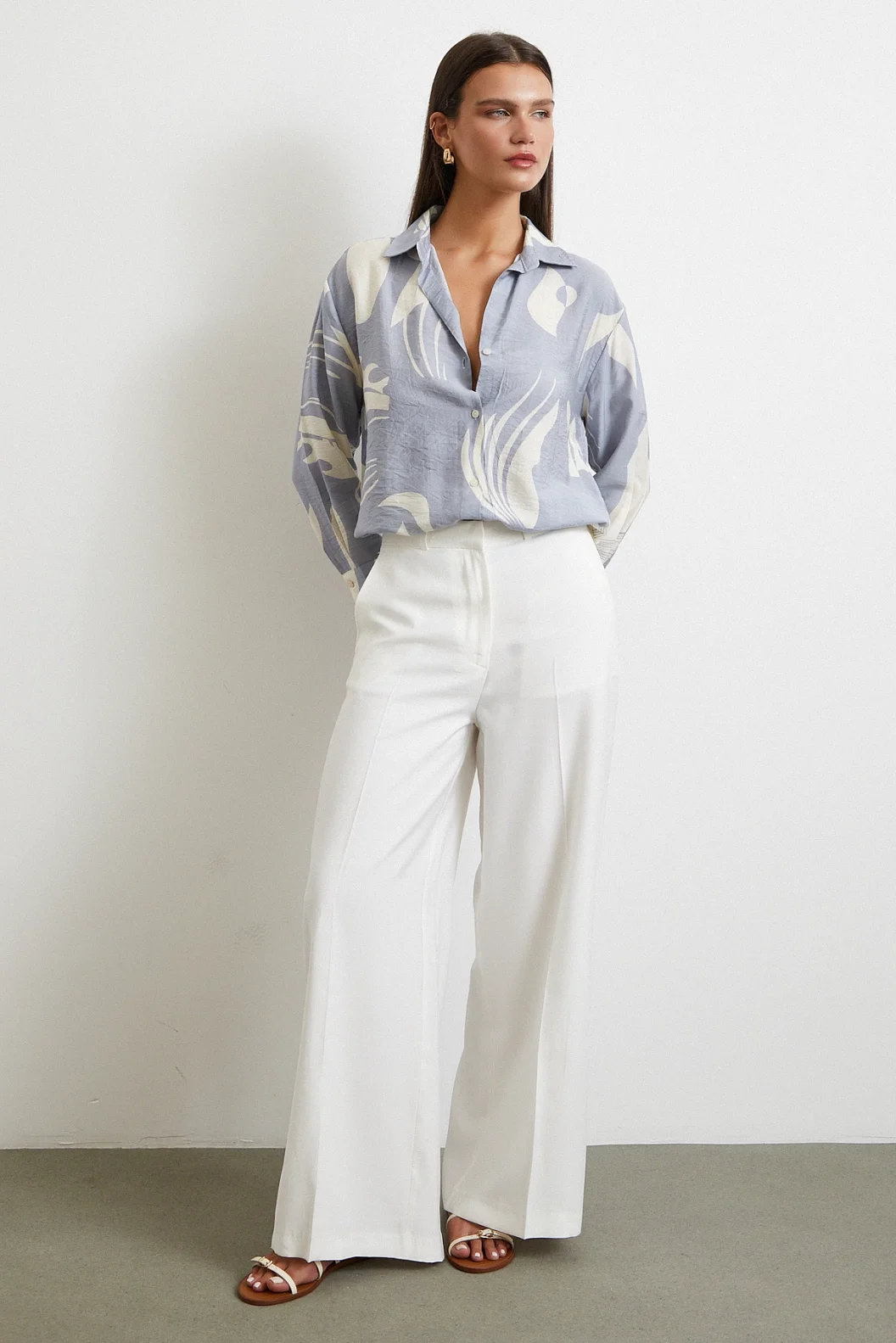 V Neck Modal Shirt Antiracist