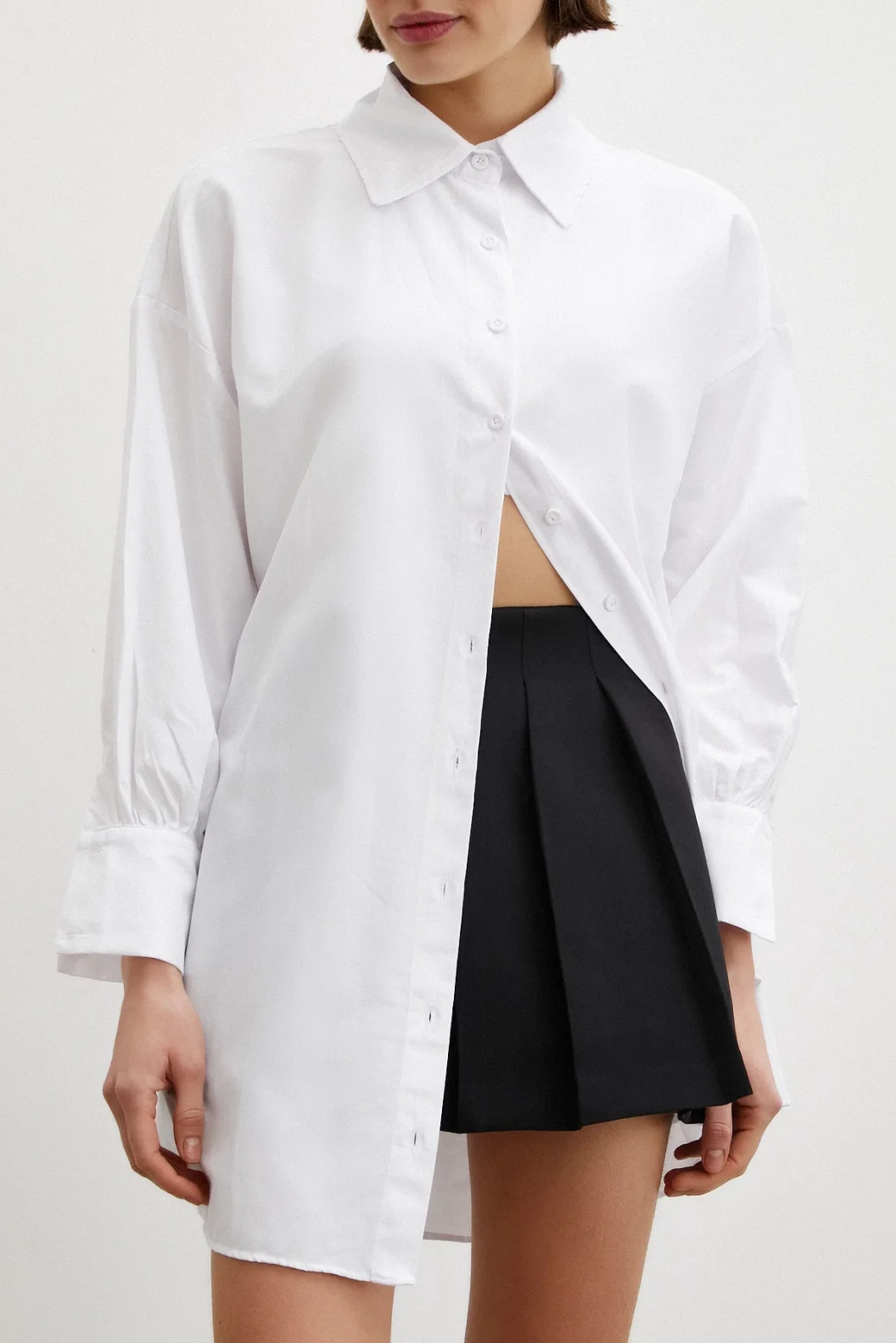 قميص تنورة فستان بدلة أسود