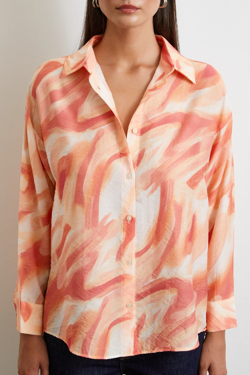 Deniz Esintisi Gömlek Oranj