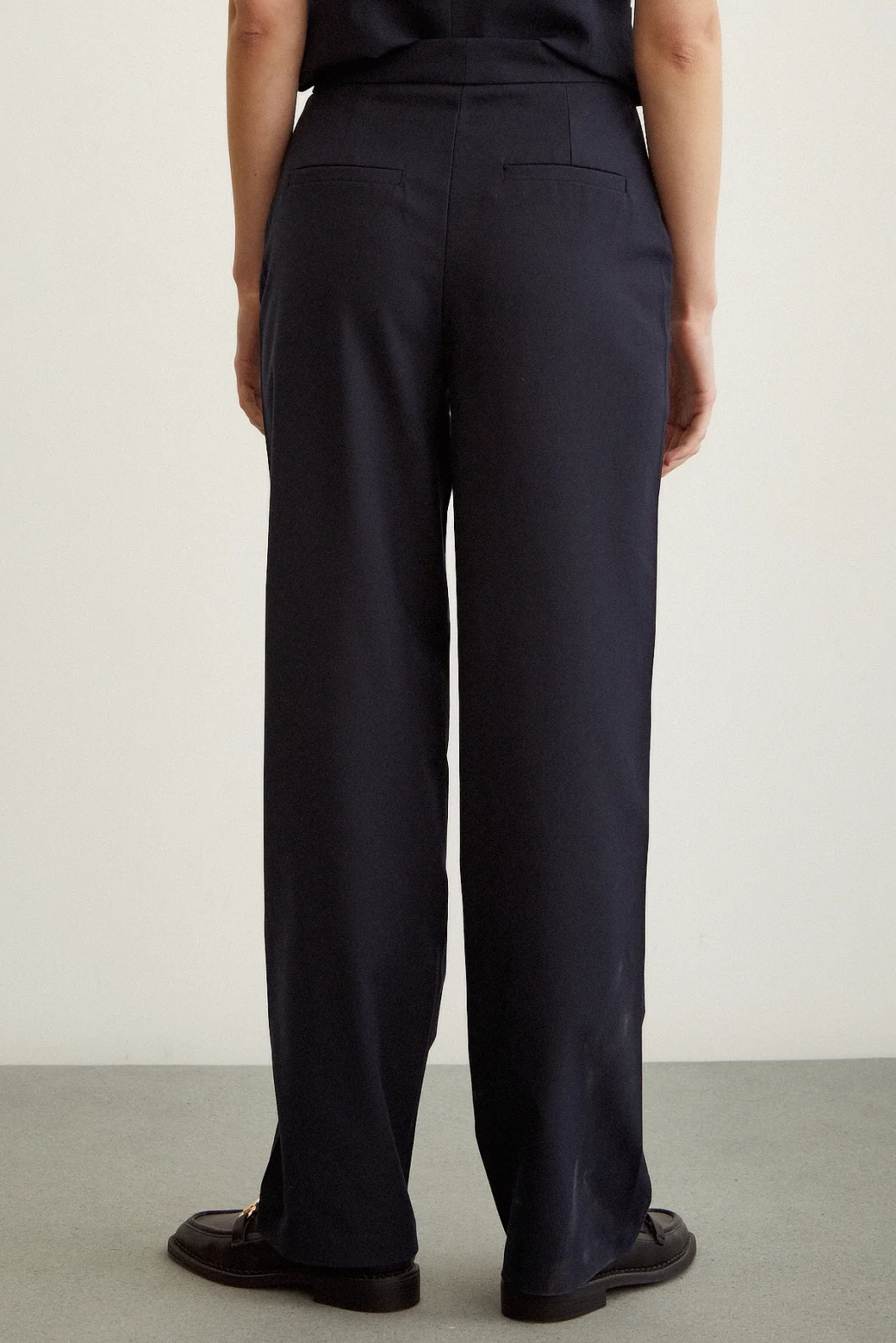 Klassische Schlaghose Blau