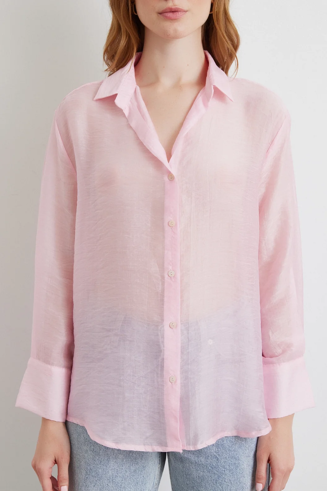 Thin Modal Shirt Pink